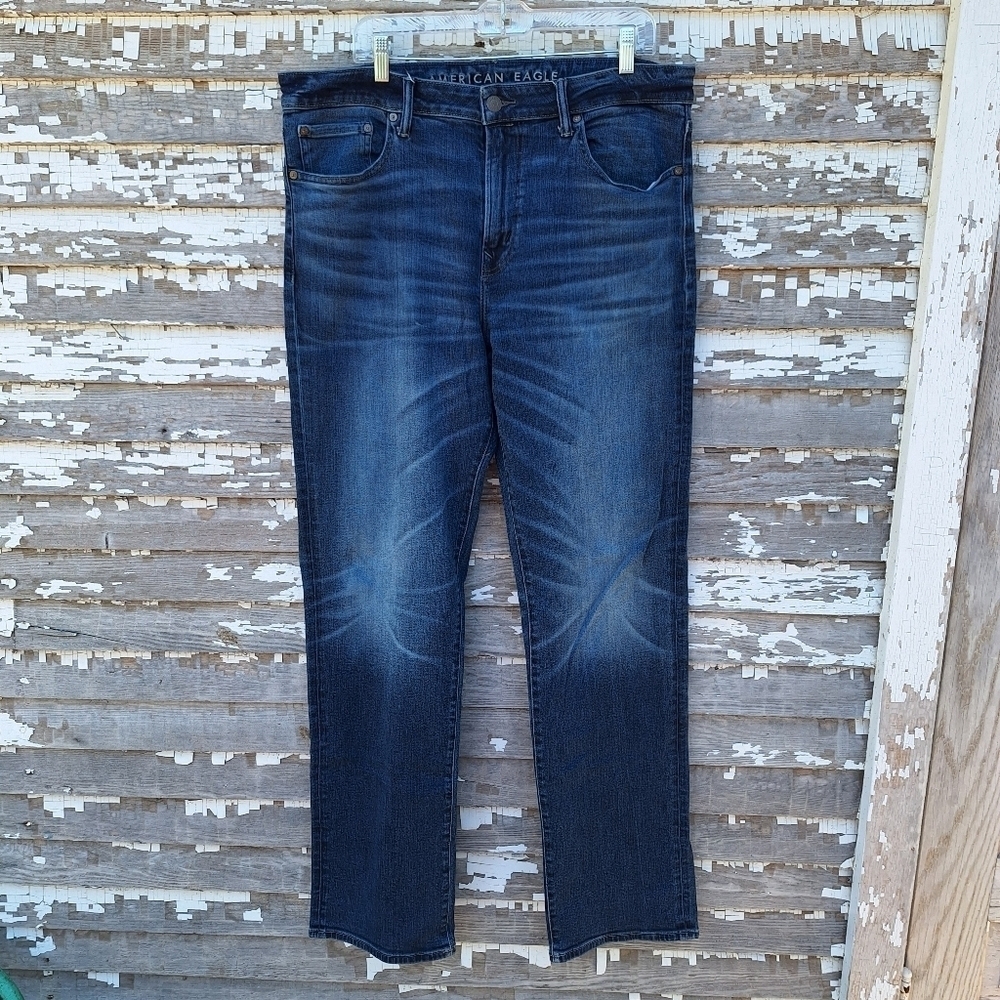 American Eagle relaxed straight jeans size 36 X 36 - Picture 4 of 8